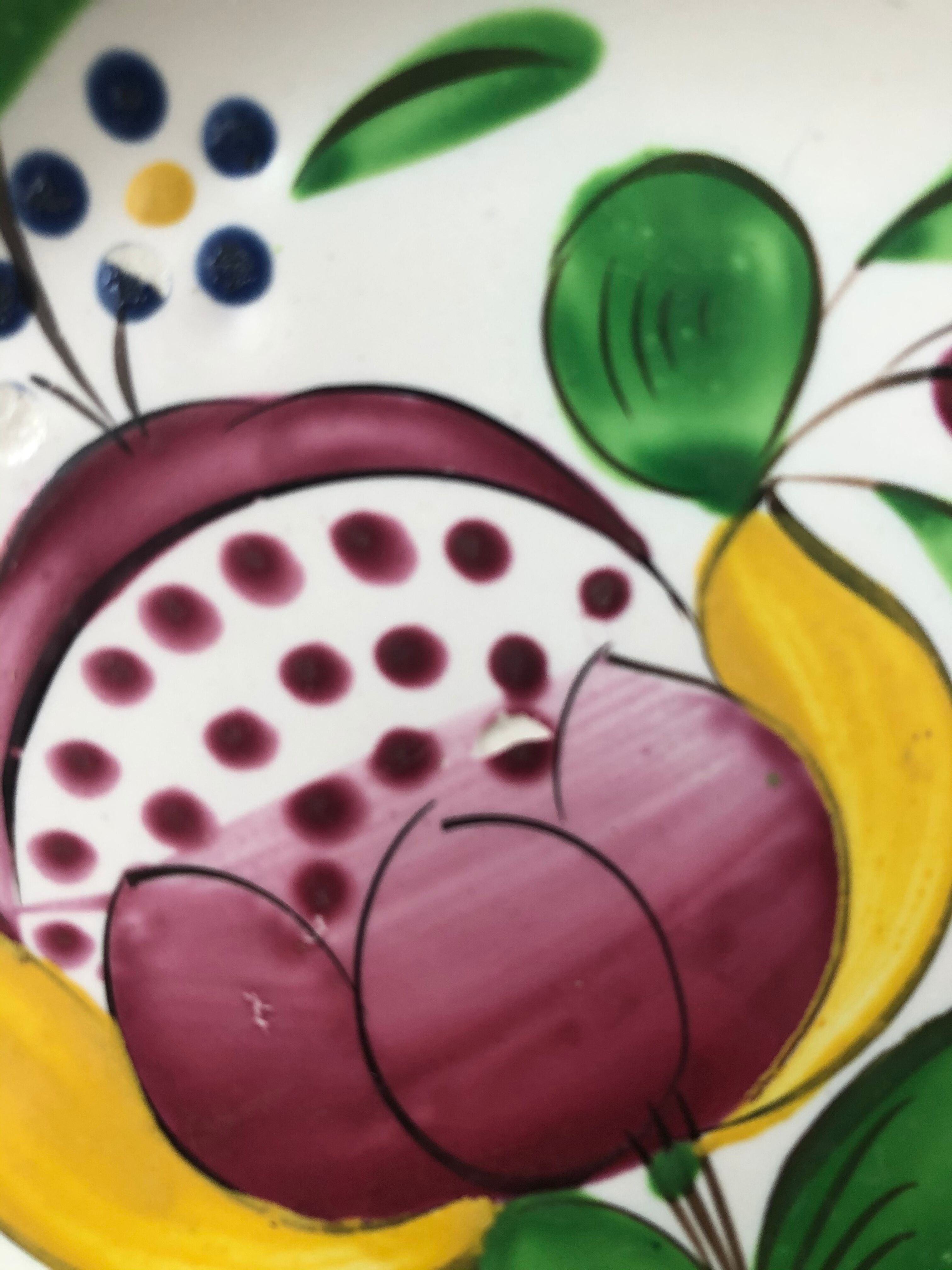 Old plate Keller and Guerin Lunéville 19th