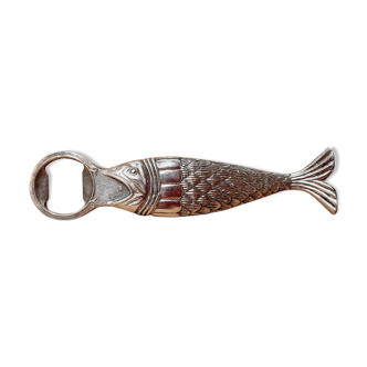 Fish bottle opener