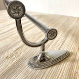 Retro bathroom towel rack
