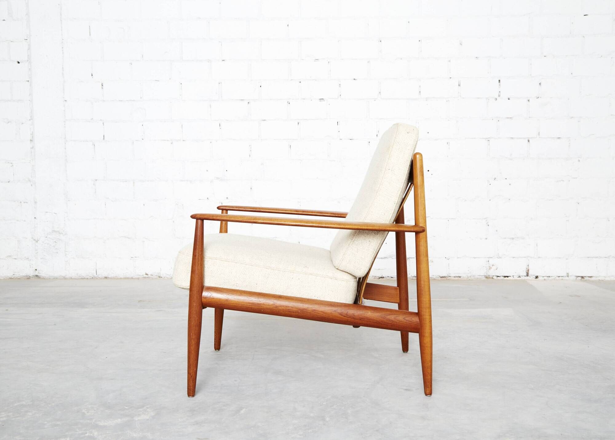 Mid-Century FD118 Teak Easy Chair by Grete Jalk for France &  Søn