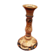 Candlestick faience decor vieux rouen