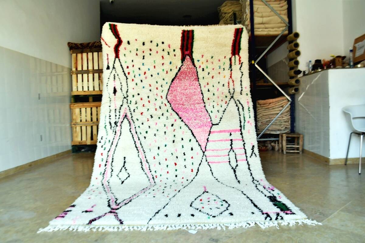 Azilal Moroccan Berber rug 300 x 180 cm New