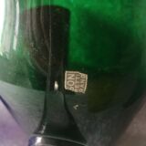 Service in orangeade signed nason moretti murano 50s, 5 pieces