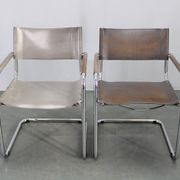 Set of four Bauhaus cantilever armchairs by Mart Stam, Italy