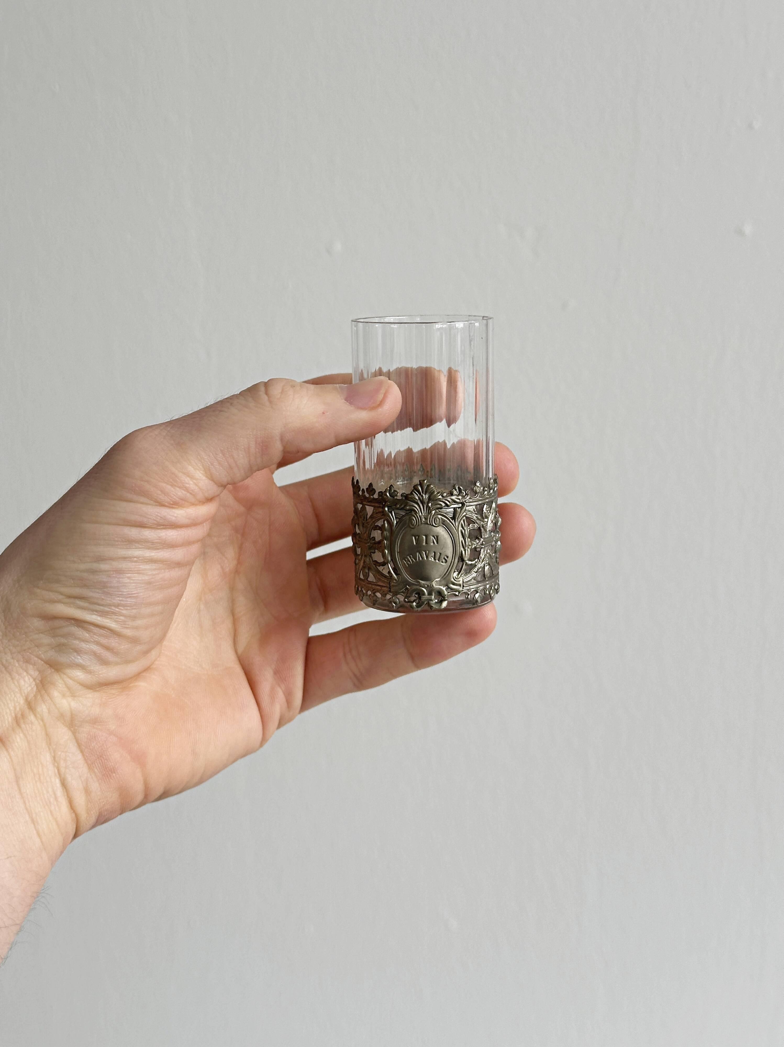 Lot de soliflores en verre cannelé