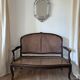 Caned bench in Louis XV style