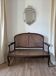 Caned bench in Louis XV style