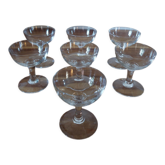 Lot de 6 coupes à eau de vie