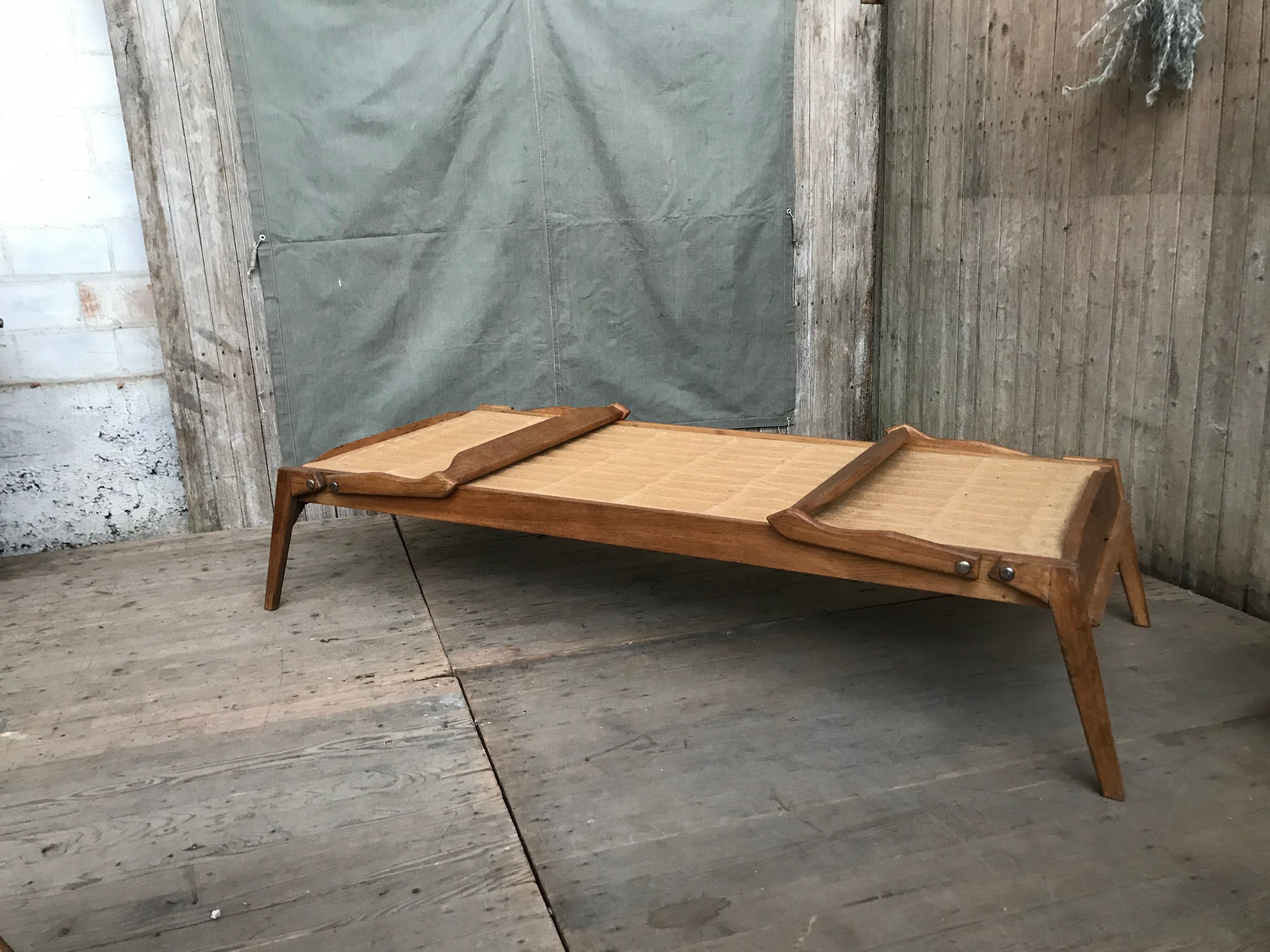 Bed folding a person