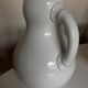 XXL white porcelain pitcher vase 19th century
