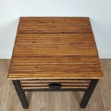 80' rattan bedside tables