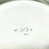 Seau à champagne en métal argenté, tête de lion