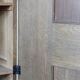 Vintage 1930s Solid Oak Danish Brutalist / Formhouse Cabinet