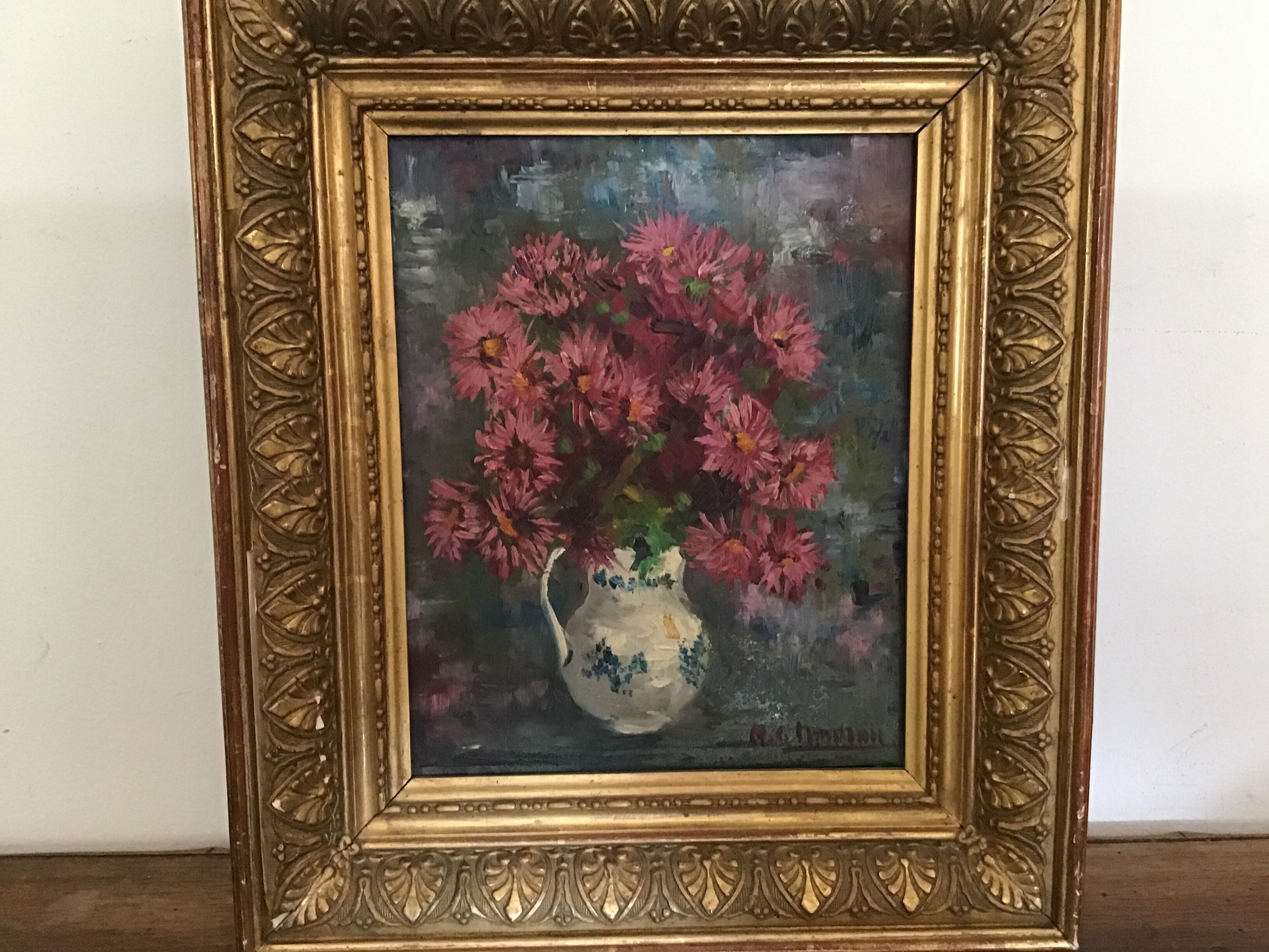 Signed oil painting