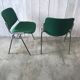 Pair of DSC 106 chairs by Giancarlo Piretti for Castelli