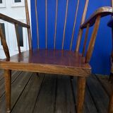 Paire de fauteuils Baumann