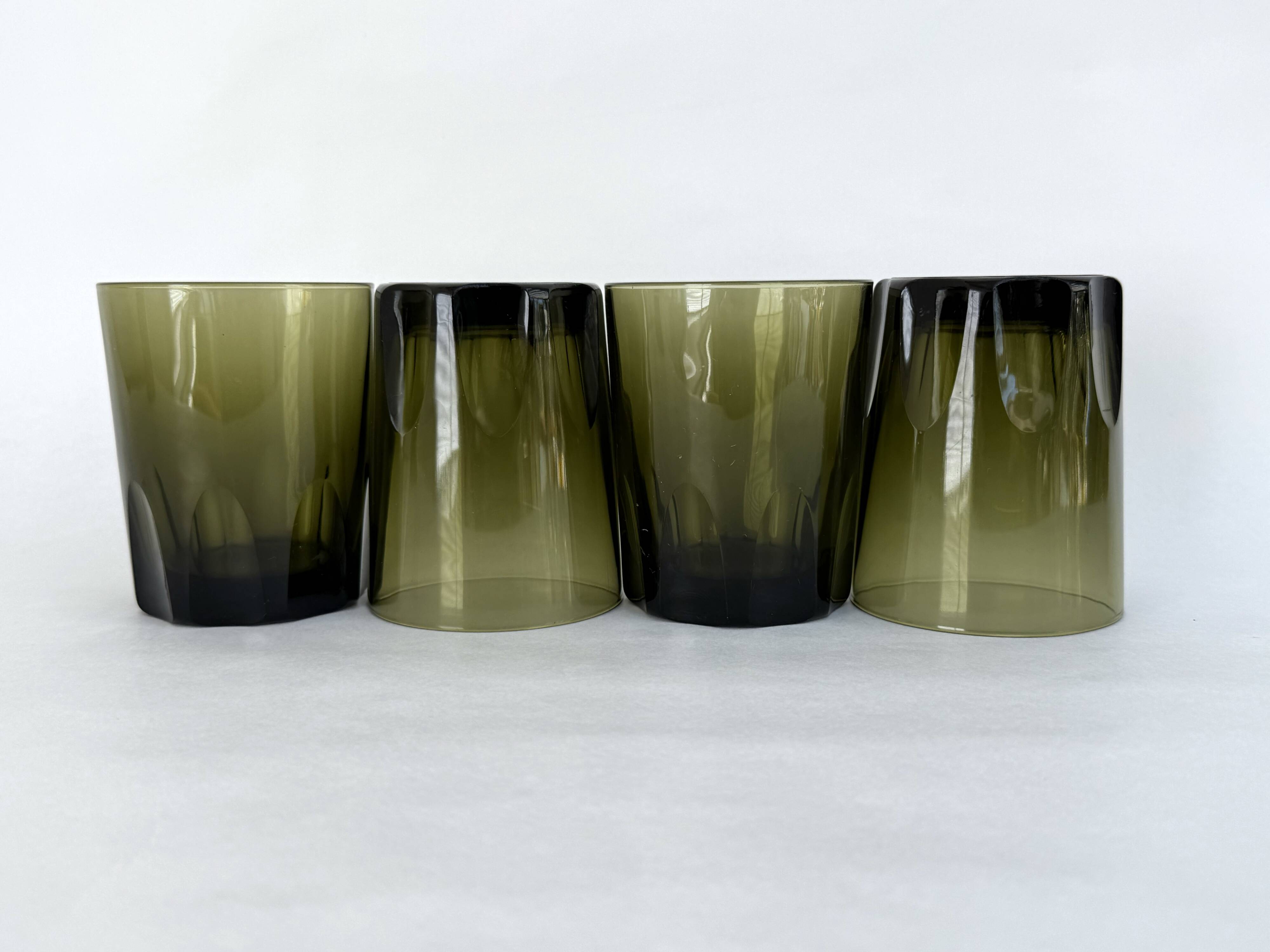 4 verres Bartissol • made in Italy • Circa 1960