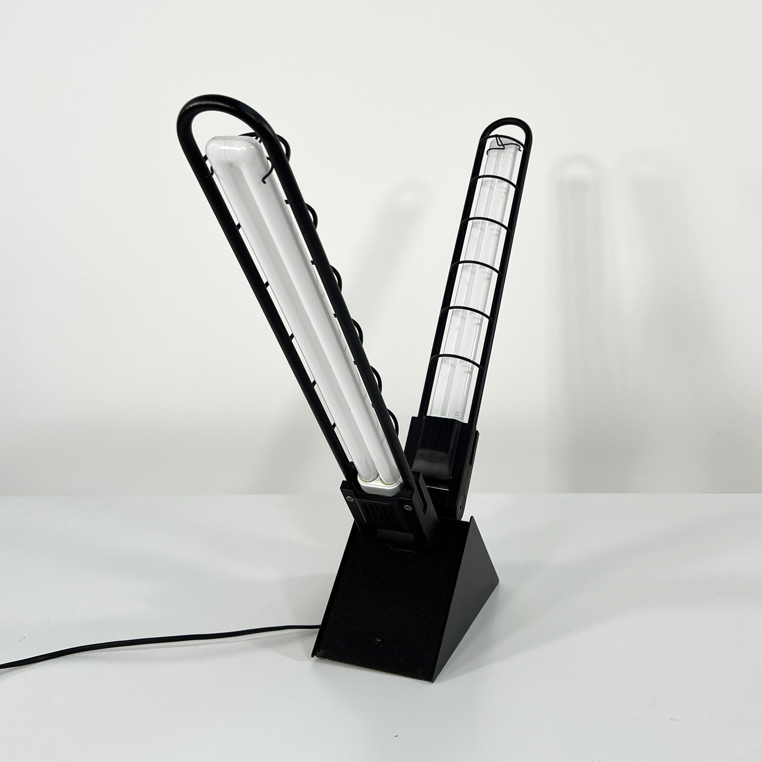 Table or wall lamp neon adjustable 1980