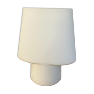 Vintage white glass lamp