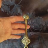 Double bronze hook - coat and hat hooks