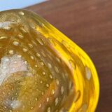 Vintage Italian Bullicante Glass Bowl from Murano