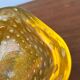 Vintage Italian Bullicante Glass Bowl from Murano