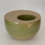 Empty pocket / ashtray in enamelled stoneware from the 80s