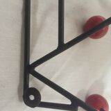 Coat rack red ball