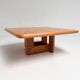Beechwood mosaic inlaid coffee table, 1970s