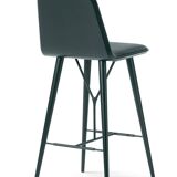 Tabourets cuir noir Fredericia