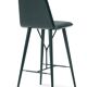 Tabourets cuir noir Fredericia