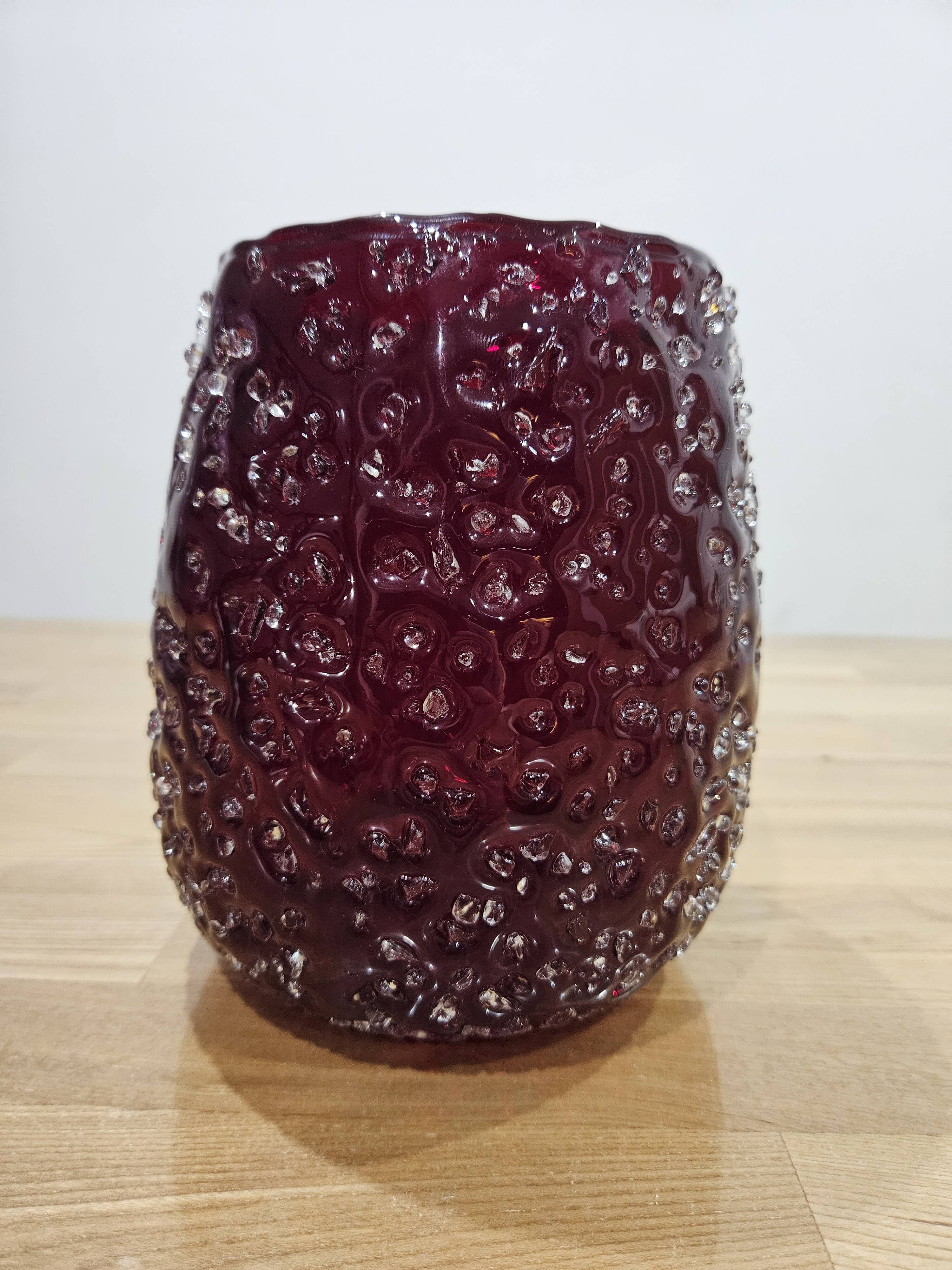 Exclusive Villeroy & Boch Lantern/Candle Holder "ICE" – Ruby Red