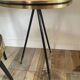 Trio of tripod side tables, 1960s-70s