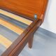 Carlström & Co vintage Scandinavian teak double bed from the 1960s