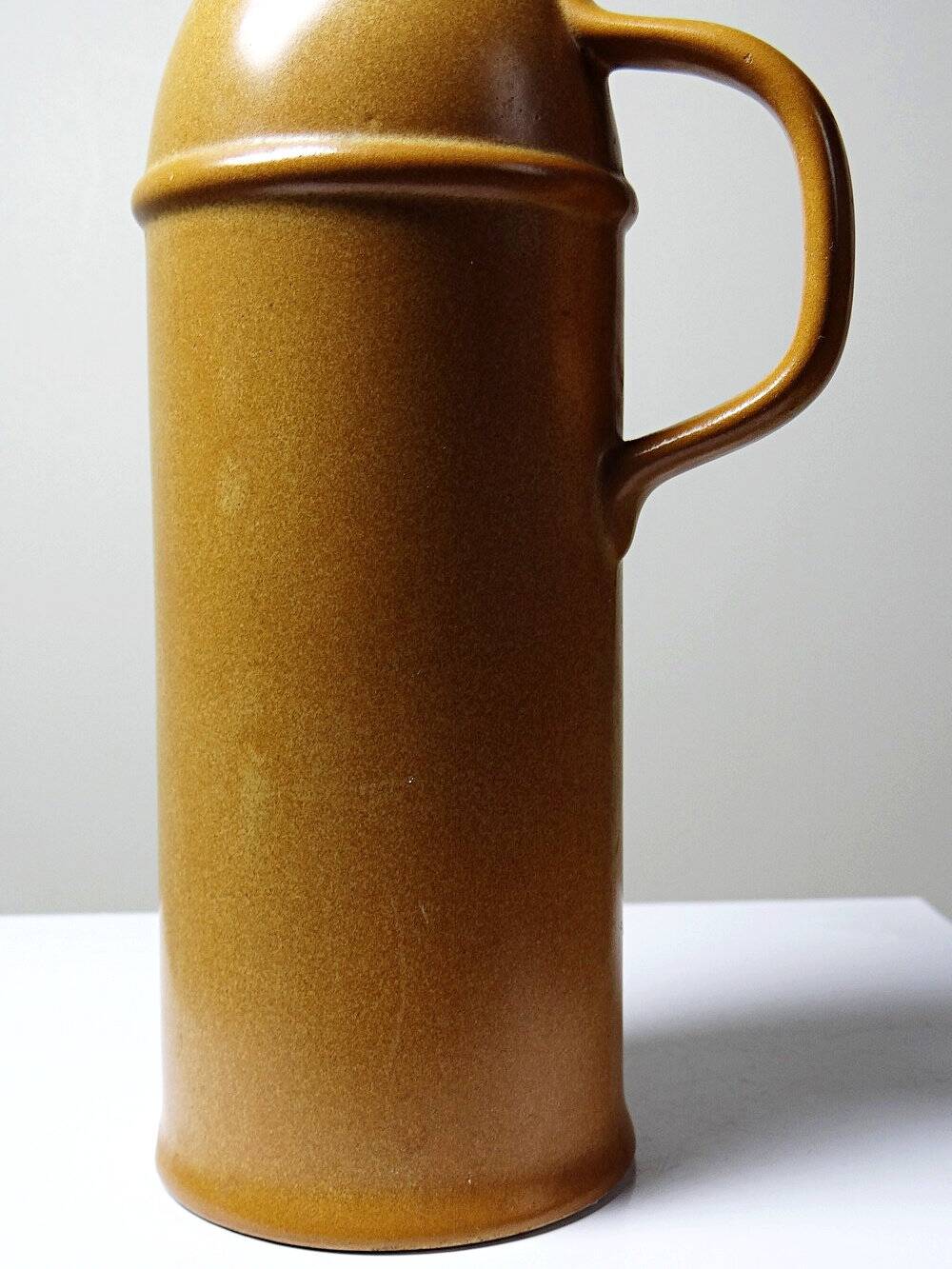 Ceramic bottle / jug / carafe in vintage stoneware style from the 60s-70s.
