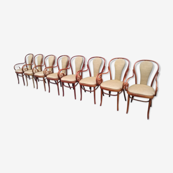 Sets of 8 FMG armchair
