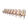 Sets of 8 FMG armchair