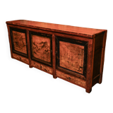 Buffet ancien chinois 3 portes + 3 tiroirs