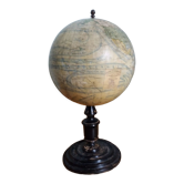 Lebegue 19th century Napoleon III world map globe