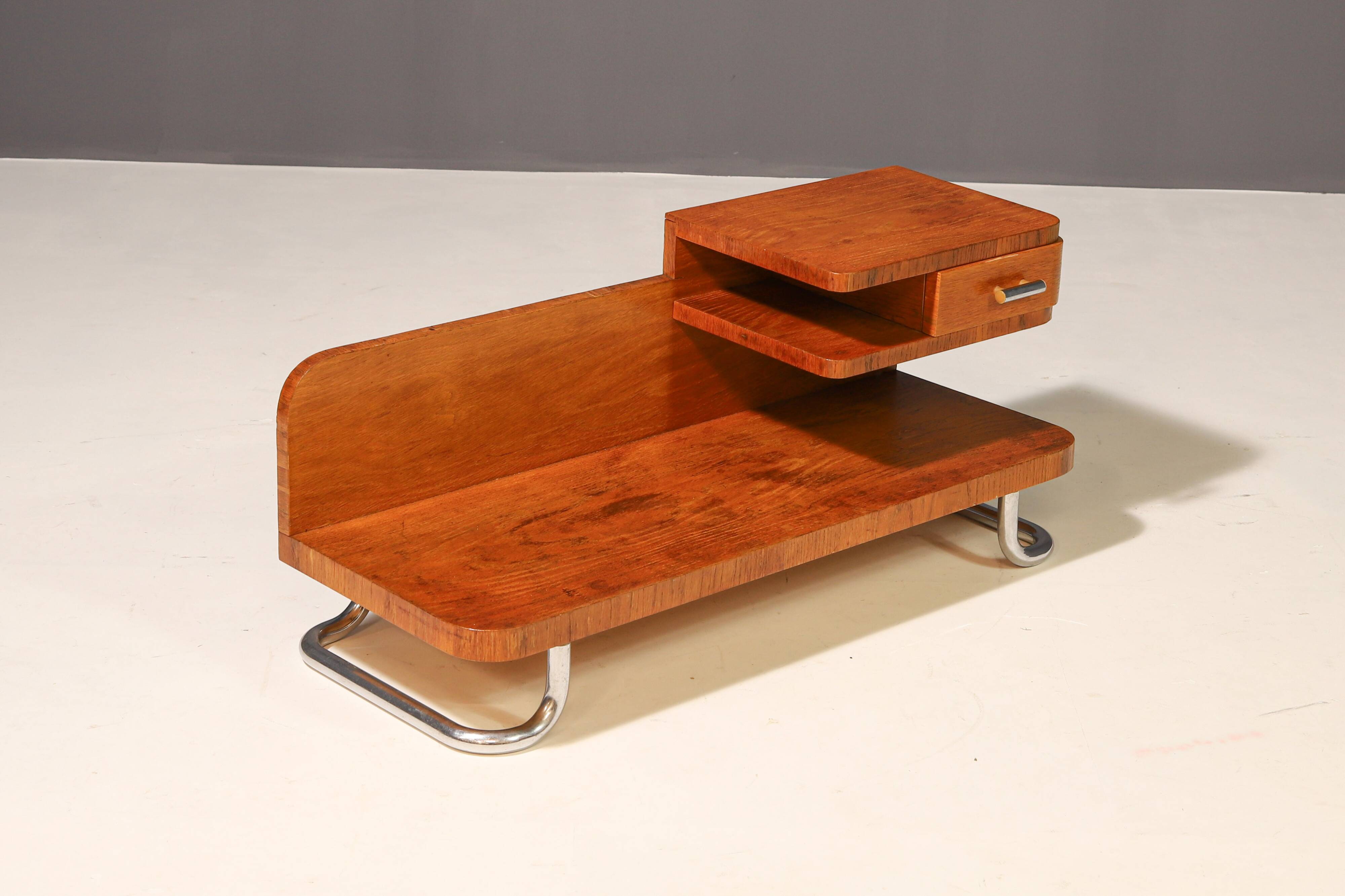 Functionalist Side/Night Table | Kovona, 1940s