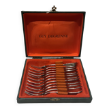 Set of 12 snail forks. Guy Degrenne