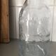 Glass milk bottle