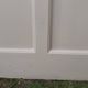 Old solid wood entrance door H225xW86cm right-hand push