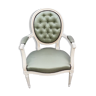 Fauteuil médaillon louis xvi