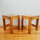 Pair of vintage Scandinavian style sofa ends