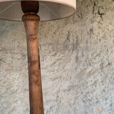 Wooden floor lamp