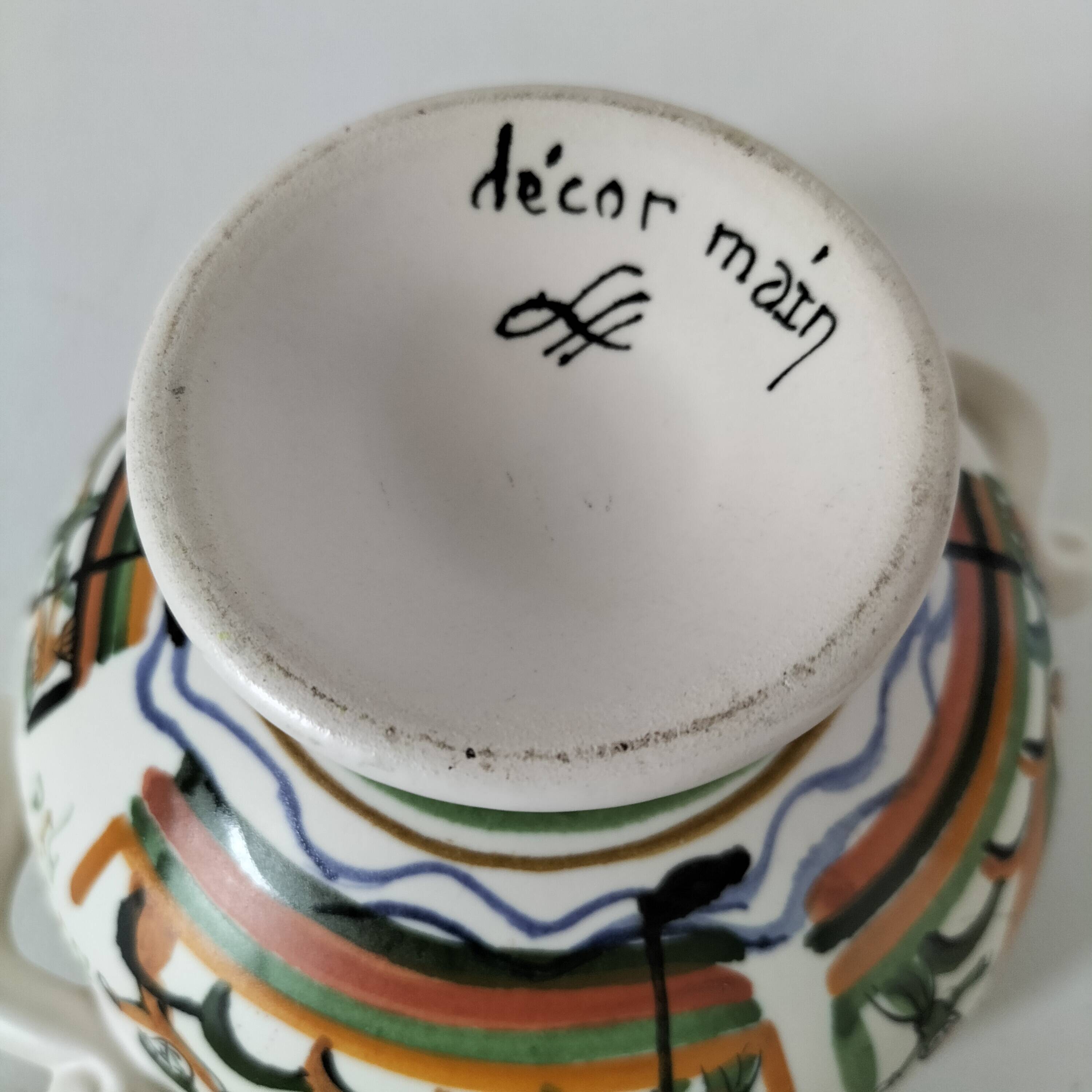 Pot Faïencerie Neustricer Saint Pair/mer signé