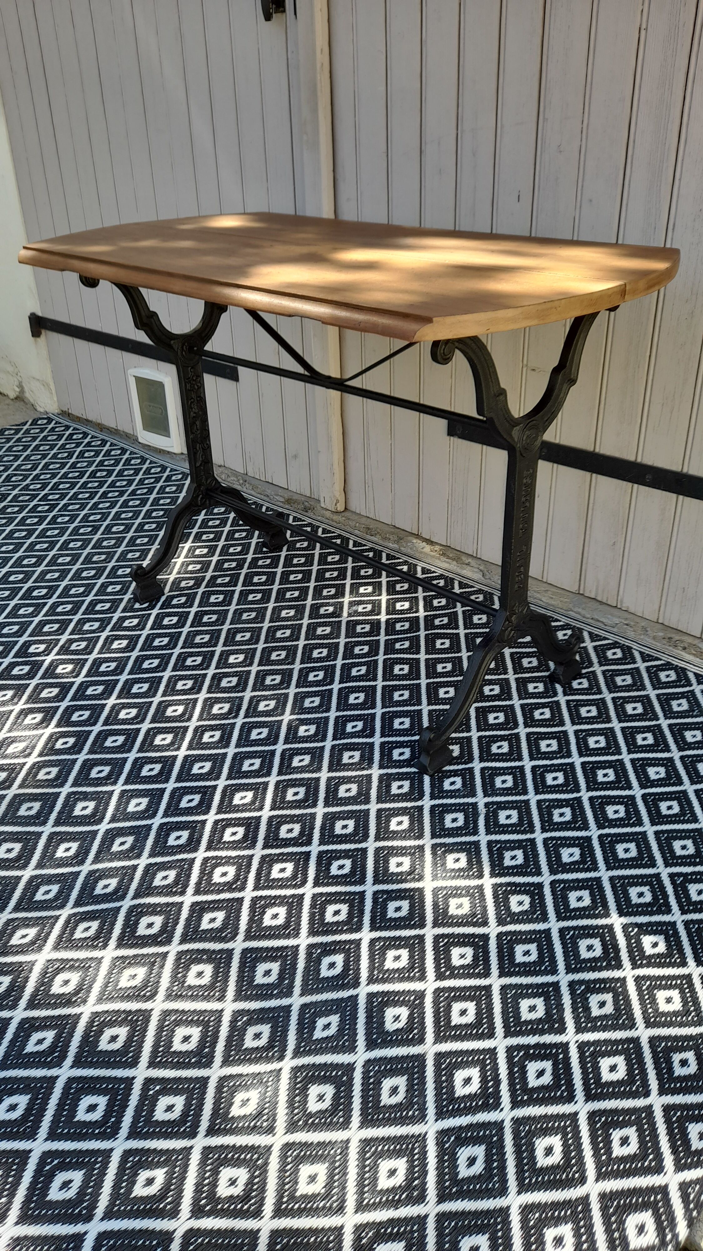 Old bistro table