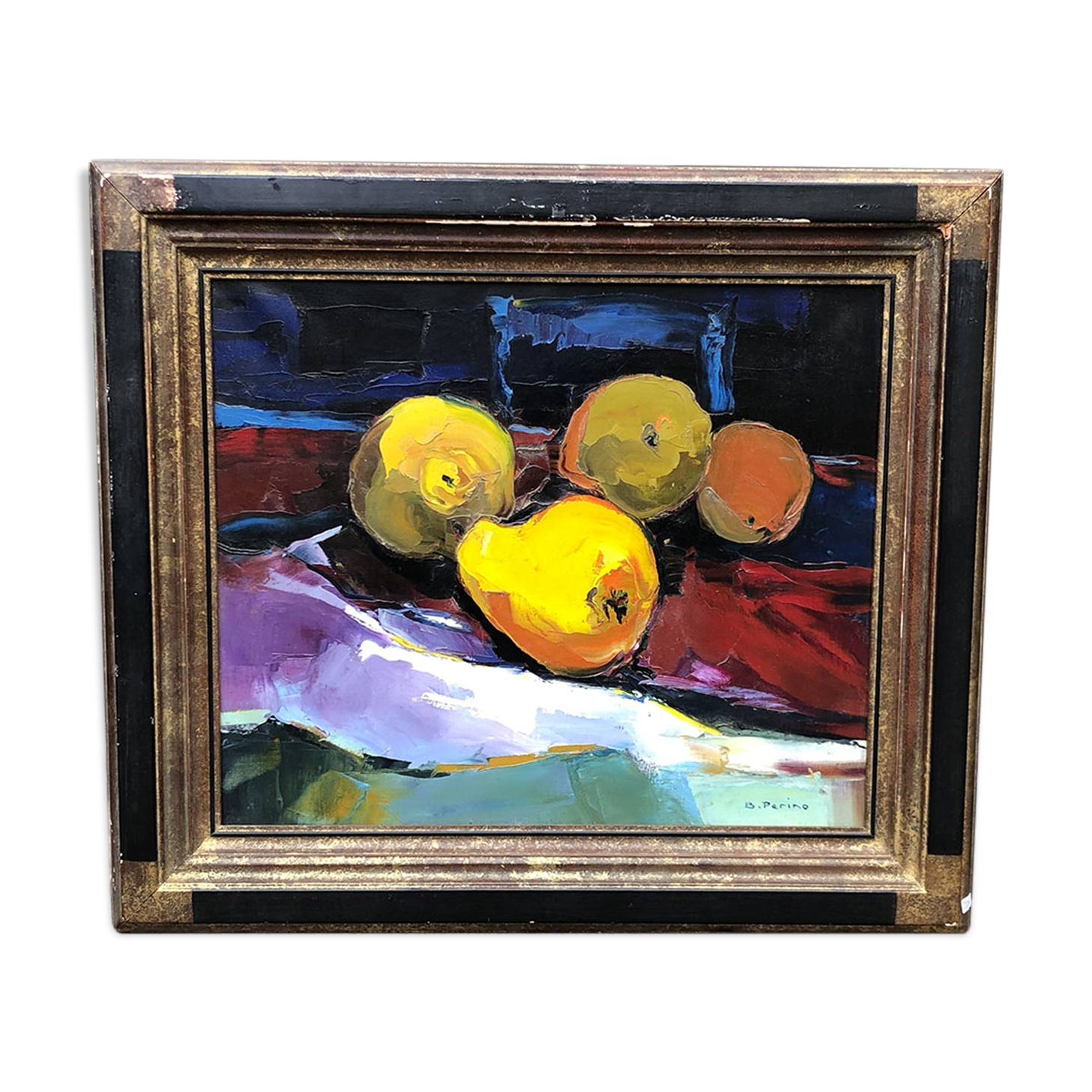 Huile sur toile signée Bruno Perino né en 1925 XXe siècle