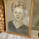 Woman's face drawing